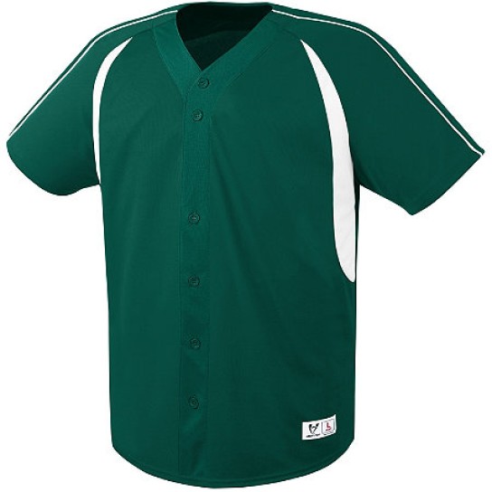 High Five Impact Full Button Baseball Jersey