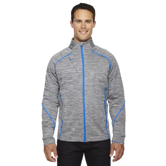 North End Men's Flux Mélange Bonded Fleece Jacket