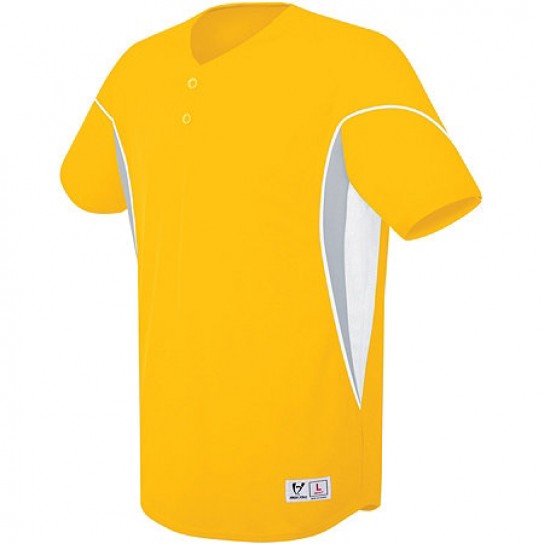 High Five Ellipse Two Button Baseball Jersey