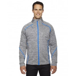 North End Men's Flux Mélange Bonded Fleece Jacket