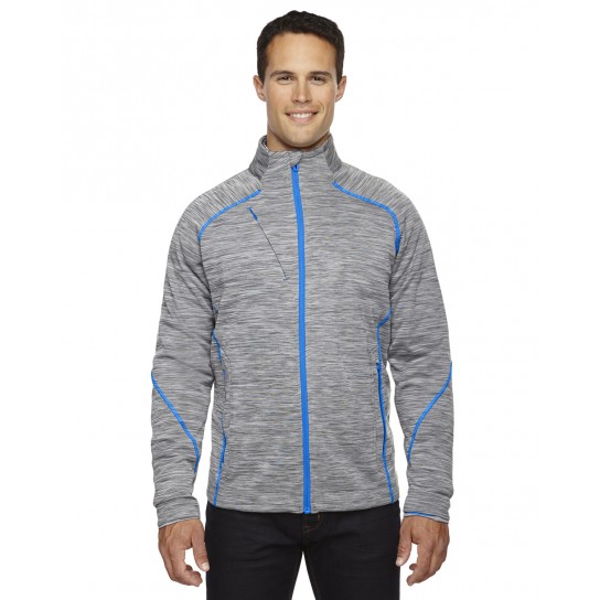 North End Men's Flux Mélange Bonded Fleece Jacket