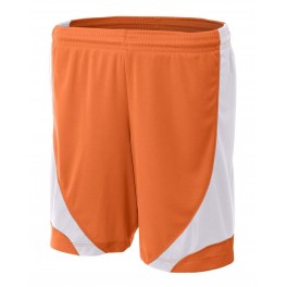 A4 Moisture Management Color Block Soccer Short